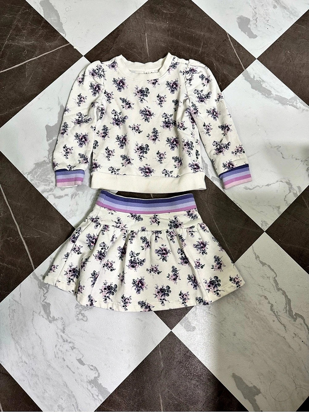 Janie and Jack Floral Two-Piece Set